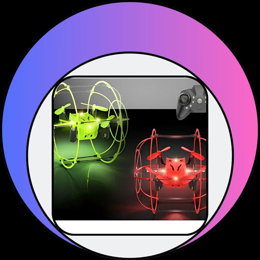 2.4G Four-Axis Dual-Mode 6 Channels Mini Remote Control Quadcopter Drone Toy