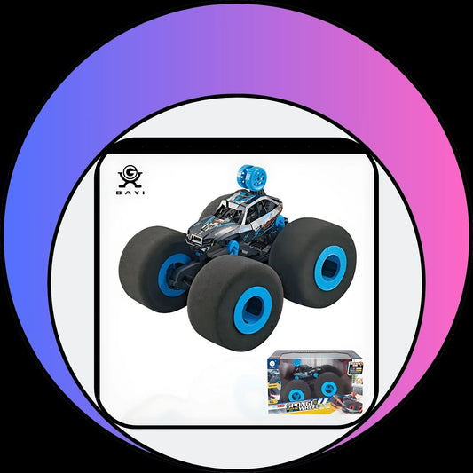 2.4G Lightweight Remote Control Sponge Wheel Water Spray Stunt Car