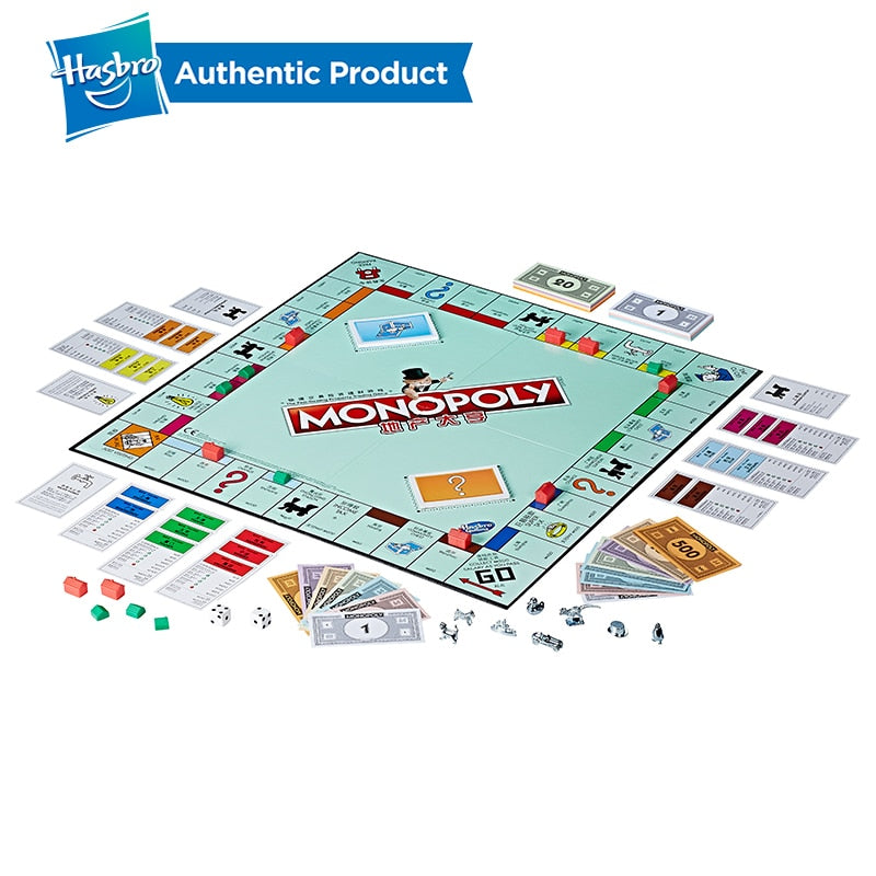 2 in 1 Monopoly Property Trading + Ludo Board Game
