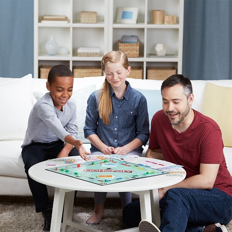 2 in 1 Monopoly Property Trading + Ludo Board Game