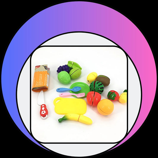 Funny DIY Chopping Fun Table Games Baby Tools Cutting Fruit