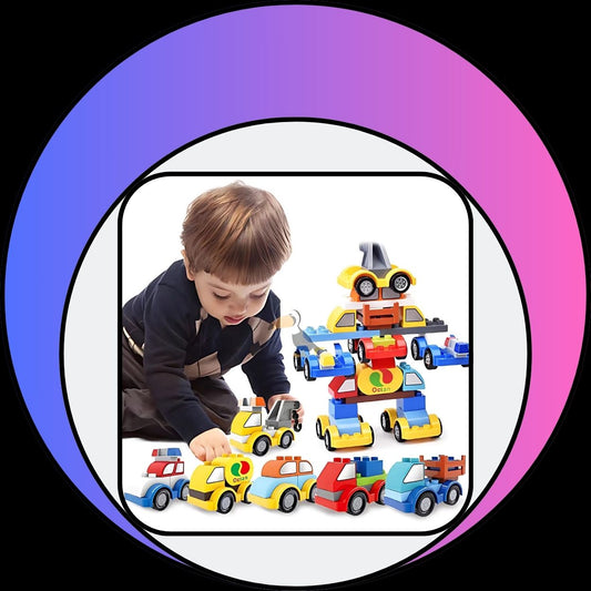 41Pcs Kid DIY Colorful Building Blocks Funny Toy Play Set