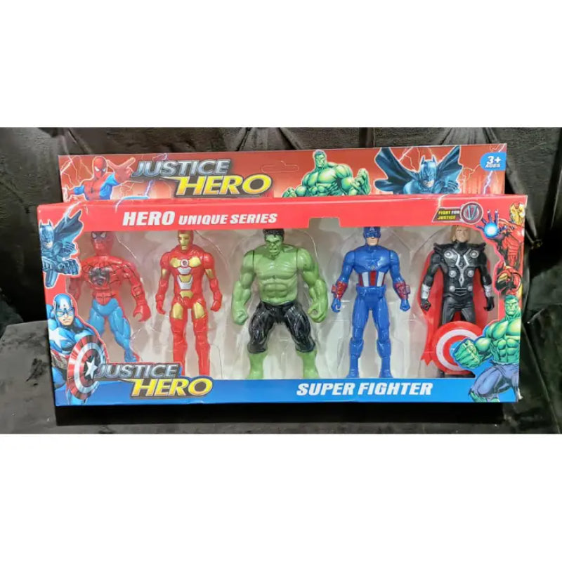 Colorful Justice Avengers Super Heroes 4 in 1 Action Figure Toy for Kids