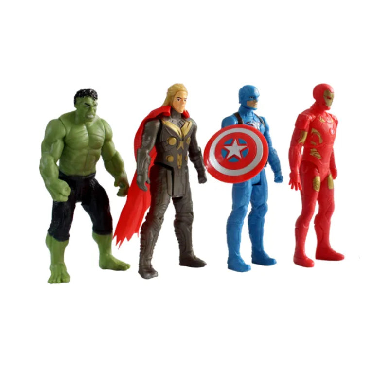 Colorful Justice Avengers Super Heroes 4 in 1 Action Figure Toy for Kids