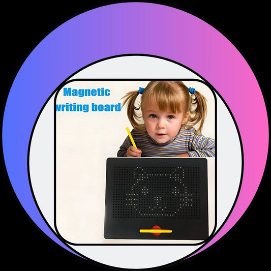 Educational Magnetic Beads Popping Drawing Board For Kids