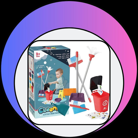 Funny Little Dustman Learning And Cleaning Toy For Kids