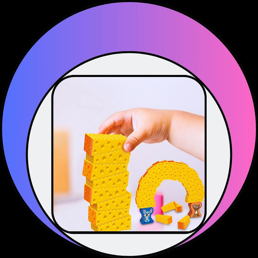 Stacking Game Toy Mouse Cake Stacking Balancing Game For Kids