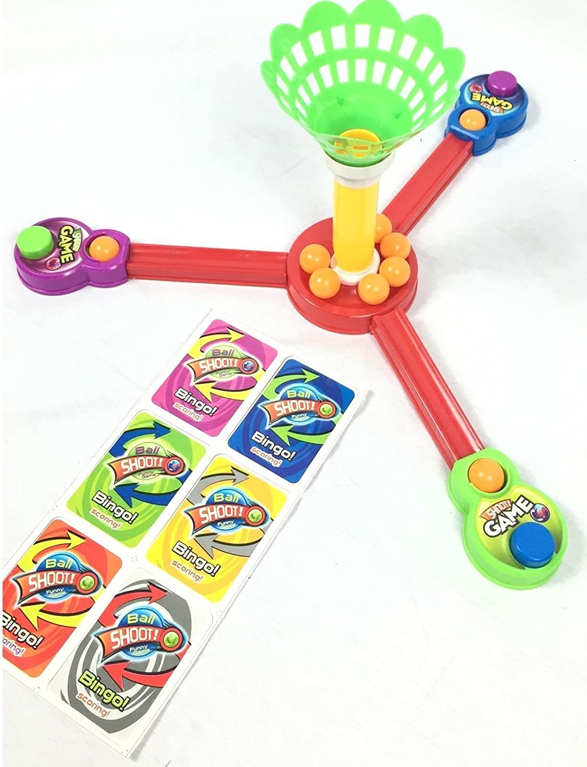 Triple Challenge Sports Action Game Ball Shoot Toy For Kids