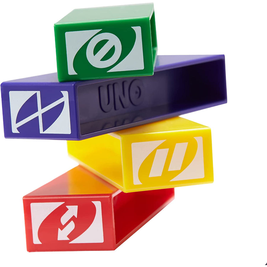 UNO Stacko Game For Kids And Family With 45 Color Stacking Blocks
