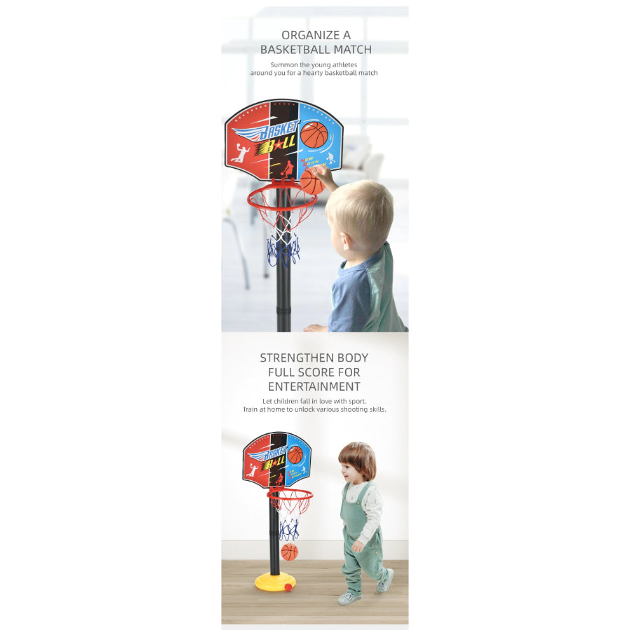 Children’s Basketball Stand Portable Adjustable Indoor Plastic Parent Child Interactive Toy