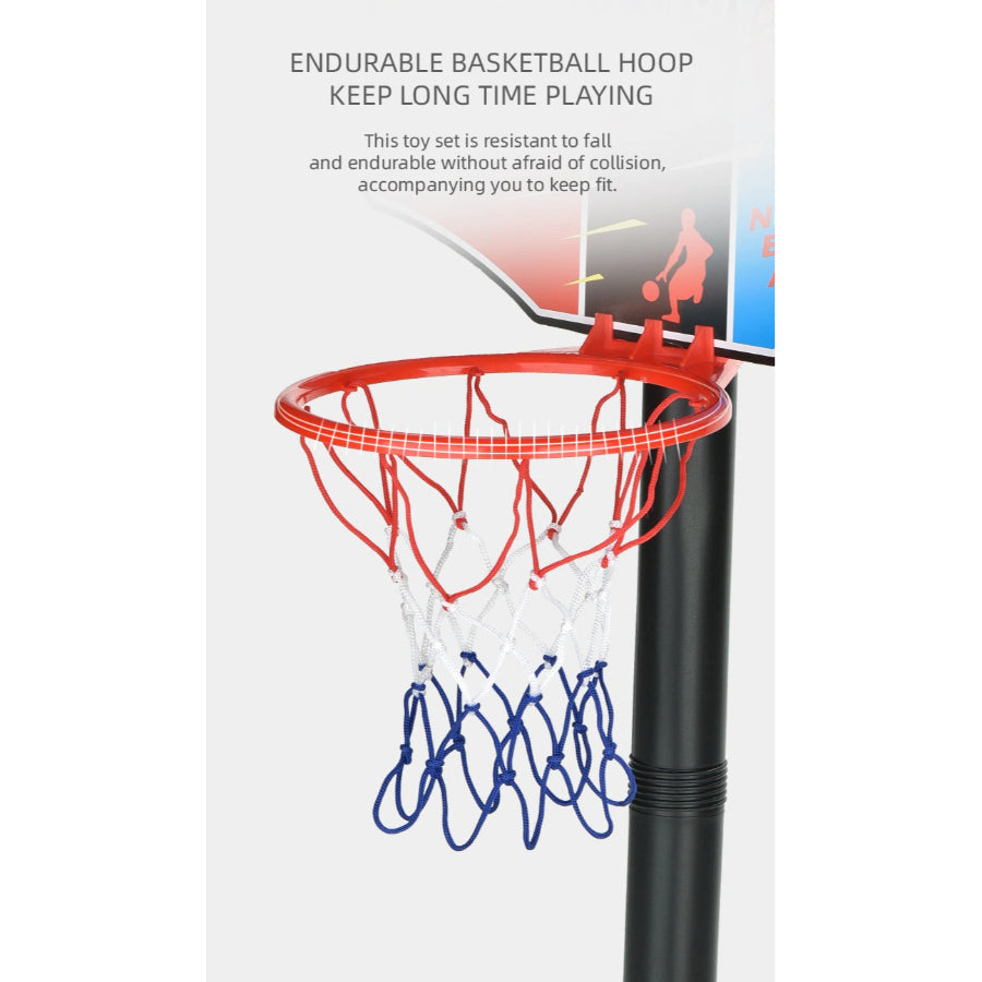 Children’s Basketball Stand Portable Adjustable Indoor Plastic Parent Child Interactive Toy